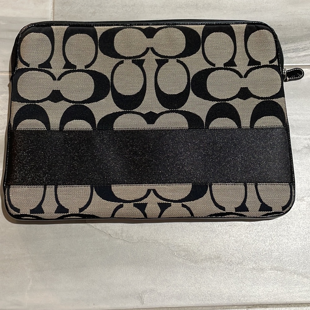 Coach laptop case